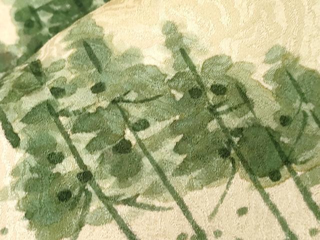 平和屋着物■訪問着 手描き 樹林文 暈し染め 正絹 逸品 CABE3837dy