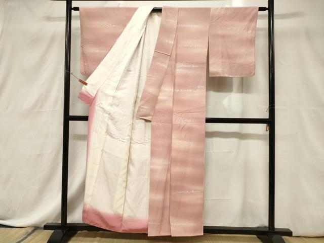 平和屋着物■上質な小紋 箔散らし文 金銀彩 正絹 逸品 CABE3880dy