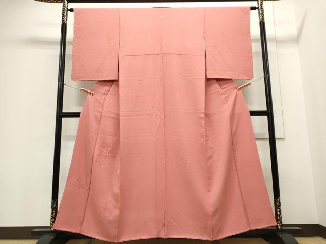 平和屋着物■中国三大刺繍 スワトウ刺繍 色留袖 吉祥草花文 甚三紅色 正絹 逸品 CABE4001ou