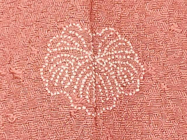 平和屋着物■中国三大刺繍 スワトウ刺繍 色留袖 吉祥草花文 甚三紅色 正絹 逸品 CABE4001ou