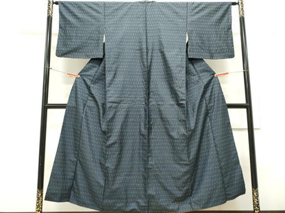 平和屋着物■本場大島紬　割り込み絣　吉祥文　正絹　逸品　CABE4012ou