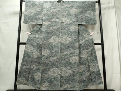 平和屋着物■上質な小紋　風景文　正絹　逸品　CABE4029ou