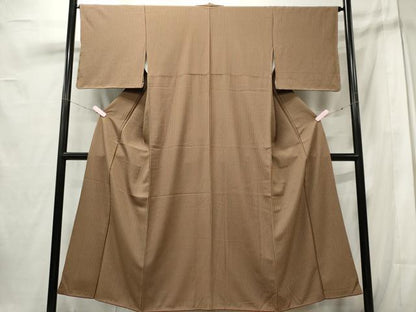 平和屋着物■上質な小紋 縞 正絹 逸品 CABE4032ou