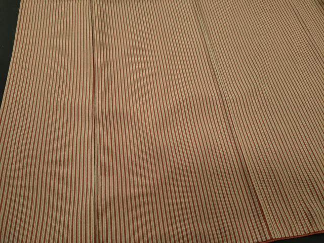 平和屋着物■上質な小紋 縞 正絹 逸品 CABE4032ou