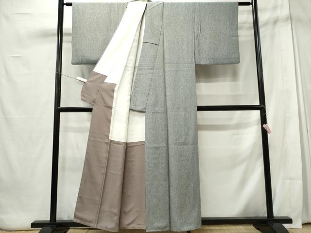 平和屋着物■上質な小紋 霞文 正絹 逸品 CABE4033ou