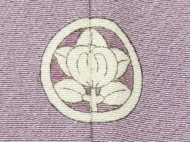 平和屋着物■上質な色無地 浅紫色 正絹 逸品 CABE4042ou