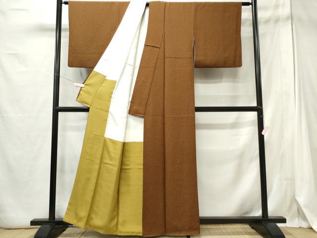 平和屋着物■江戸小紋 舞蝶文 正絹 逸品 CABE4059ou