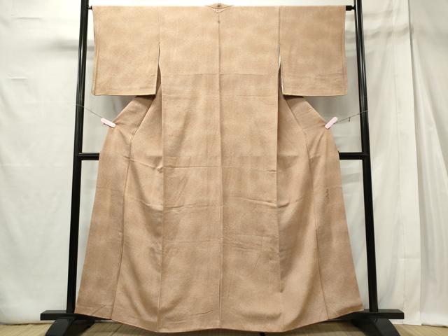 平和屋着物■上質な小紋 作家物 霞文 暈し染め 鬼しぼ縮緬 正絹 逸品 CABE4075ou