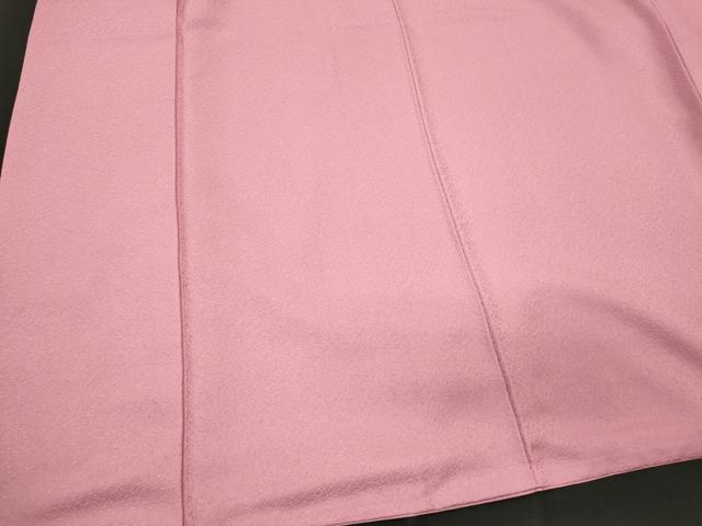 平和屋着物■上質な色無地 桃色 正絹 逸品 CABE4076ou