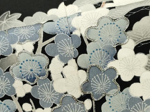 平和屋着物■豪華黒留袖 駒刺繍 松竹梅 正絹 逸品 CABE4080ou