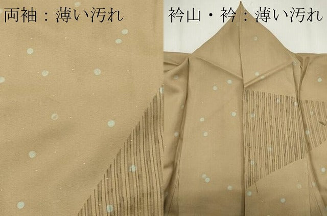 平和屋着物■訪問着 駒刺繍 草花文 金彩 正絹 逸品 CABE4088ou