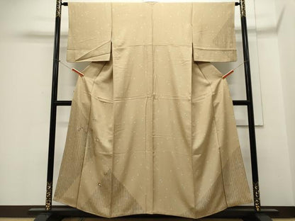 平和屋着物■訪問着 駒刺繍 草花文 金彩 正絹 逸品 CABE4088ou