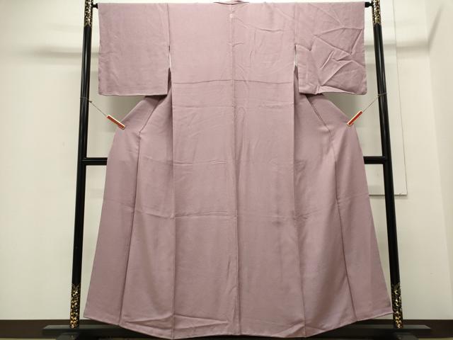 平和屋着物■上質な色無地 紅藤色 正絹 逸品 CABE4090ou