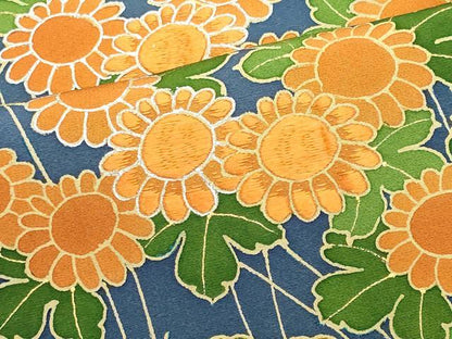 平和屋着物■訪問着　刺繍　草花文　金銀彩　正絹　逸品　CABE4224ou