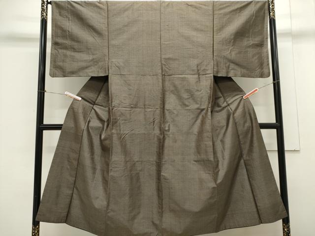 平和屋着物■男性 本場大島紬 亀甲柄 正絹 逸品 CABE4227ou
