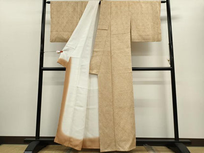 平和屋着物■大変加工の良い総絞り小紋 正絹 逸品 CABE4267ou