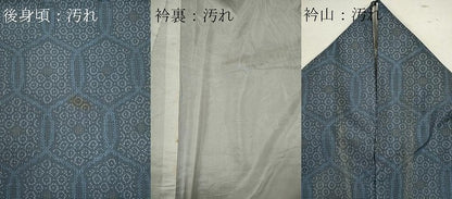 平和屋着物■本場大島紬 7マルキ 亀甲文様 正絹 逸品 CABE4283ou