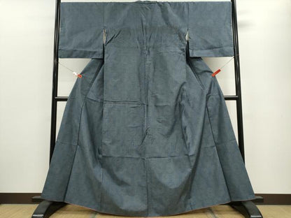 平和屋着物■本場大島紬 7マルキ 亀甲文様 正絹 逸品 CABE4283ou