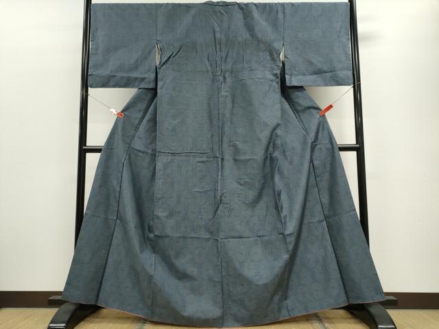 平和屋着物■本場大島紬 7マルキ 亀甲文様 正絹 逸品 CABE4283ou