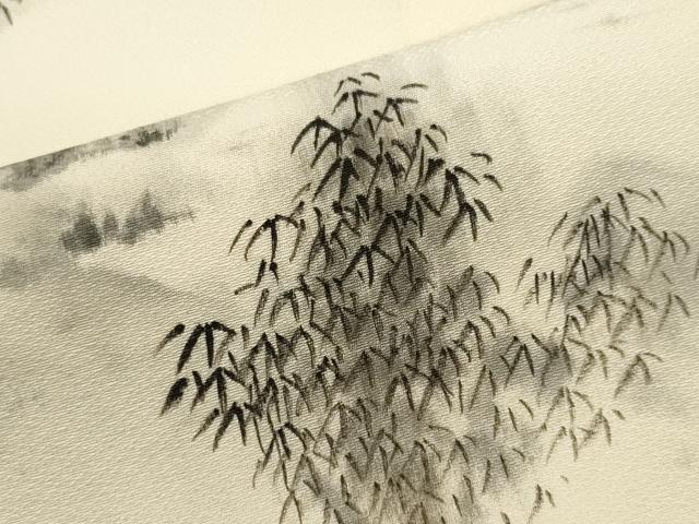平和屋着物■訪問着 作家物 手描き 笹竹文 暈し染め 正絹 逸品 CABE4289ou