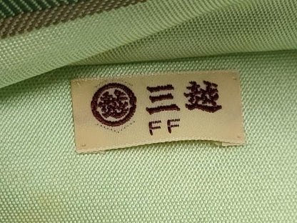 平和屋着物◎六通柄袋帯　枝葉文　金銀糸　三越扱い　正絹　逸品　CABE4398ou