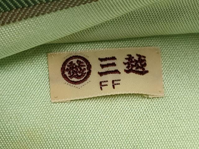 平和屋着物◎六通柄袋帯　枝葉文　金銀糸　三越扱い　正絹　逸品　CABE4398ou