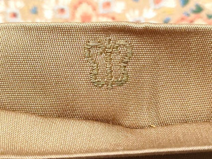 平和屋着物●西陣　川島織物　六通柄　本袋帯　唐織　斜線花文　正絹　逸品　CABE4453hy