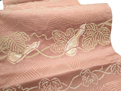 平和屋着物●西陣　川島織物　洗える最高級着物　＜英＞はなぶさ謹製　六通柄　京袋帯　瓢箪蔦の葉文　金糸　たとう紙付き　CABE4460hy