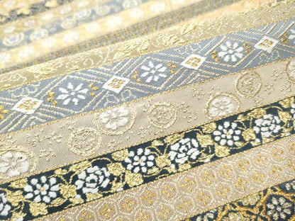 平和屋着物●西陣　河合美術織物謹製　六通柄袋帯　手織　栄昌綴　賀宴絢麗文　金銀糸　正絹　逸品　CABE4589hy