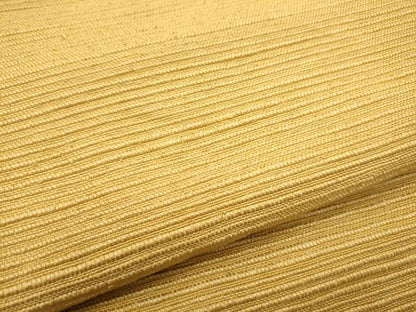 平和屋着物●信州紬　八寸名古屋帯　色無地　黄唐茶色　三越扱い　正絹　逸品　CABE4600hy