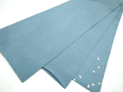 平和屋着物●太鼓柄袋帯　刺繍　猫　舞蝶文　金彩　鬼しぼ縮緬　正絹　逸品　CABE4618hy