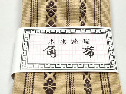 平和屋着物▼男性　角帯　献上　綿　逸品　CABE4722hy