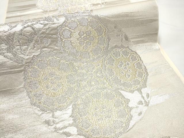 平和屋着物●西陣　川島織物　六通柄袋帯　花丸文　正絹　逸品　CABE4781hy