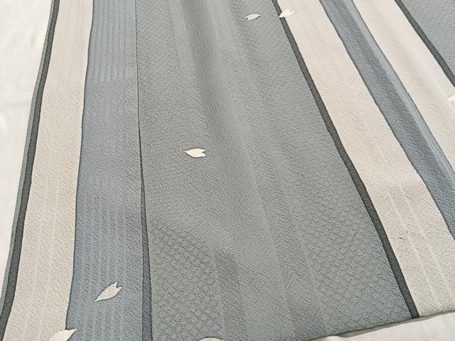 平和屋着物∞道中着　舞花びら　正絹　逸品　CABE4811ua
