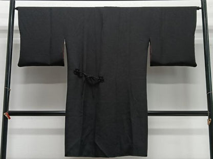 平和屋着物∞道中着　リバーシブル　花唐草地紋　暈し染め　ロング丈　正絹　逸品　CABE4815ua