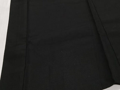 平和屋着物∞男性　長羽織　黒紋付　羽裏：器物文　正絹　逸品　CABE4832ua