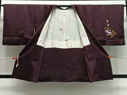 平和屋着物∞道中着　本場縞大島紬　リバーシブル　縞　ロング丈　大島紬美幸謹製　証紙付き　正絹　逸品　未使用　CABE4835ua