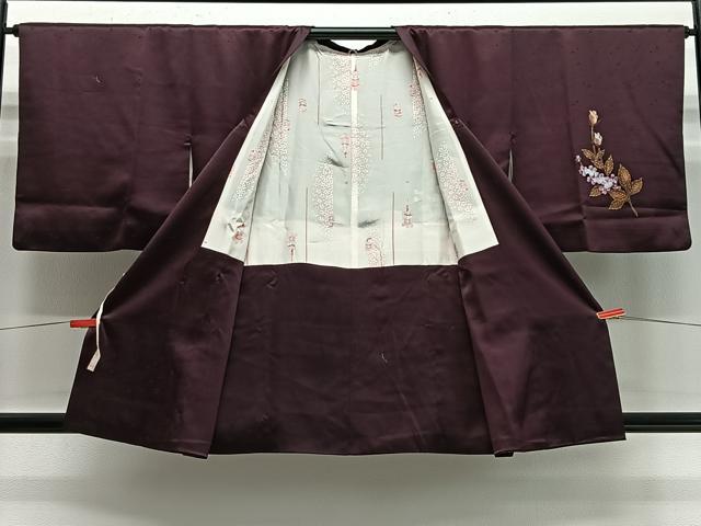 平和屋着物∞道中着　本場縞大島紬　リバーシブル　縞　ロング丈　大島紬美幸謹製　証紙付き　正絹　逸品　未使用　CABE4835ua