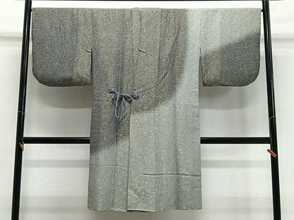 平和屋着物∞道中着　たたき染め　ロング丈　正絹　逸品　CABE4840ua