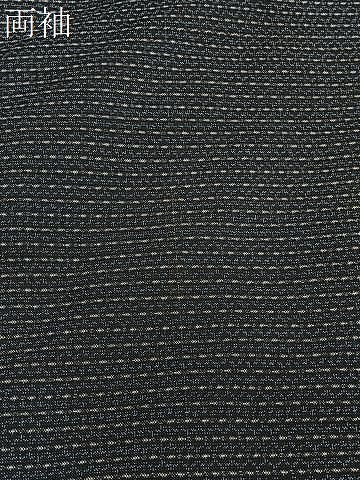 平和屋着物∞男性　長羽織　本場大島紬　80亀甲　総詰め　正絹　逸品　CABE4852ua