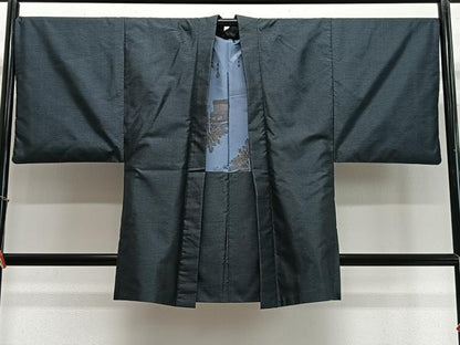 平和屋着物∞男性　羽織　本場大島紬　80亀甲　総詰め　正絹　逸品　CABE4855ua