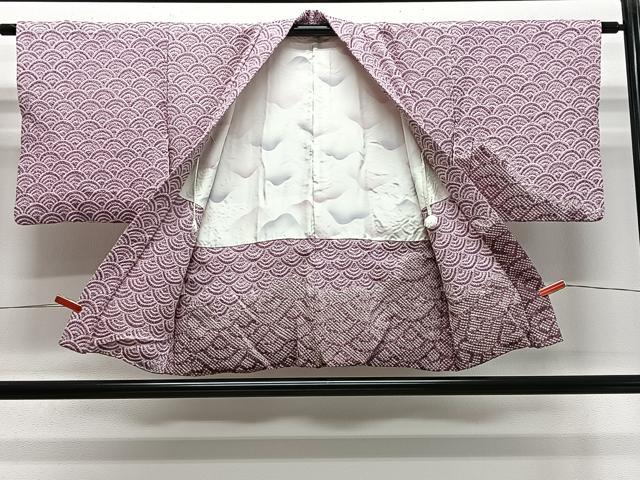 平和屋着物∞羽織　総絞り　青海波　正絹　逸品　CABE4868ua 平和屋着物∞羽織 総絞り 青海波 正絹 逸品 CABE4868ua