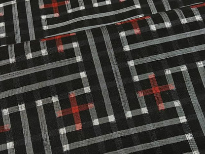 平和屋着物∞本場大島紬　龍郷絣　秋名バラ　羽織　幾何学文　正絹　逸品　CABE4874ua