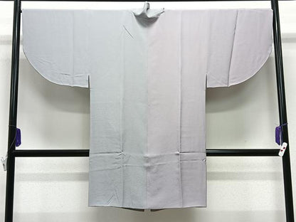 平和屋着物∞和装コート　霞文　暈し染め　ロング丈　正絹　逸品　CABE4888ua