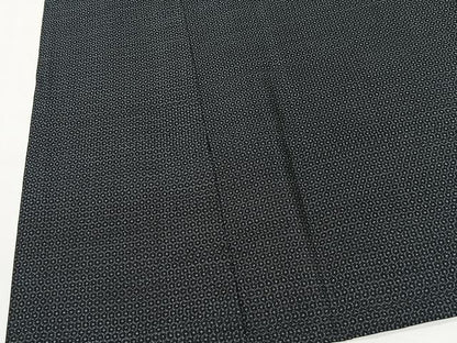平和屋着物∞道中着　ロング丈　本場大島紬　80亀甲　総詰め　正絹　逸品　CABE4894ua