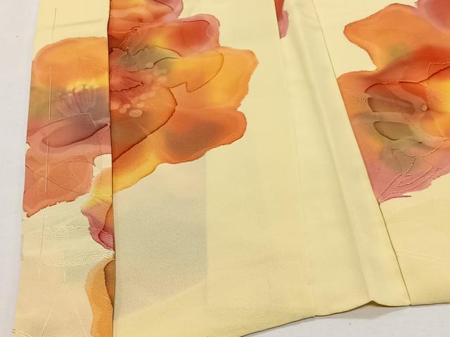 平和屋着物＃羽織　地紋起こし　舞花文　暈し染め　正絹　逸品　未使用　CABE4899ua 平和屋着物＃羽織 地紋起こし 舞花文 暈し染め 正絹 逸品 未使用