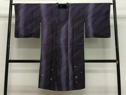平和屋着物∞道中着　道長花文　蛍暈し　ロング丈　正絹　逸品　未使用　CABE4912ua