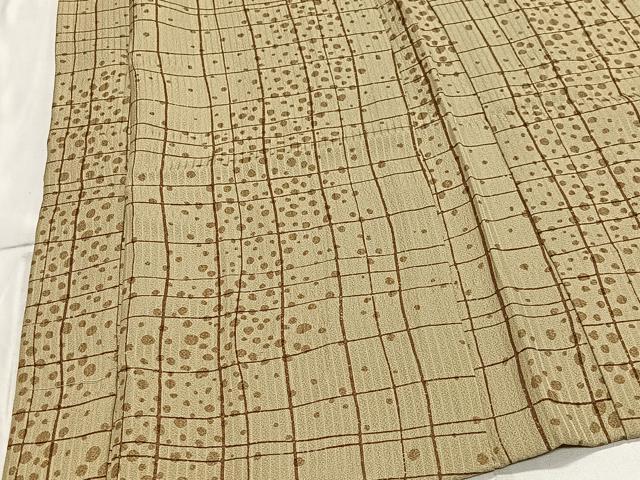 平和屋着物∞長羽織　単衣　格子柄　正絹　逸品　未使用　CABE4924ua 平和屋着物∞長羽織 単衣 格子柄 正絹 逸品 未使用 CABE4924ua