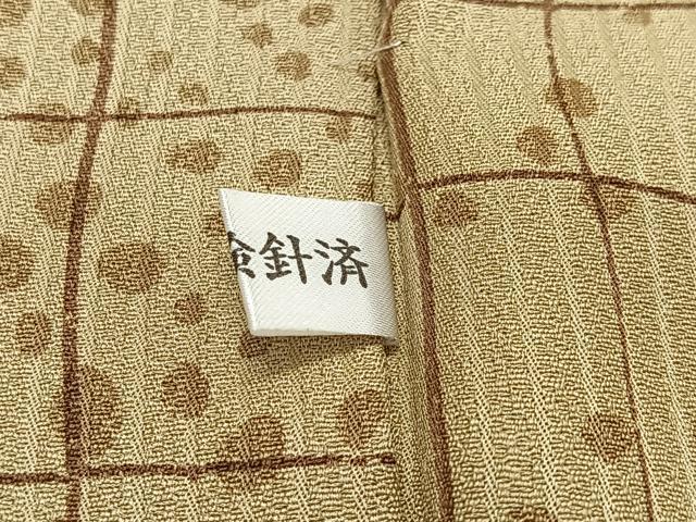 平和屋着物∞長羽織　単衣　格子柄　正絹　逸品　未使用　CABE4924ua 平和屋着物∞長羽織 単衣 格子柄 正絹 逸品 未使用 CABE4924ua