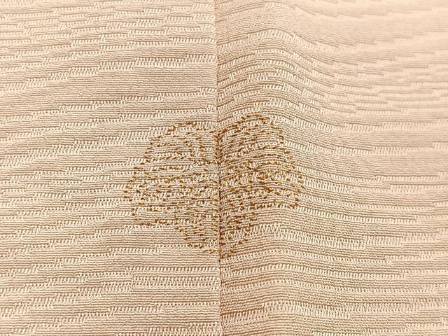 平和屋着物＃羽織　寿光織　花唐草文　金糸　正絹　逸品　CABE4930ua